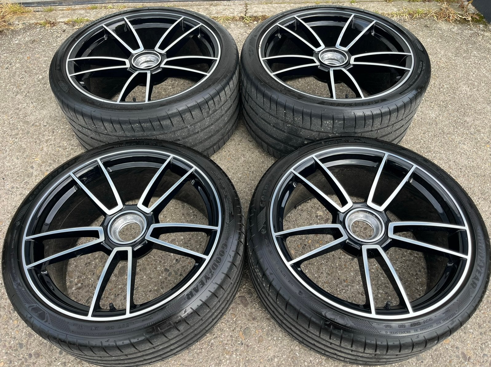 20” 21” Porsche 911 992 Turbo S Carrera Centerlock velgen, Auto-onderdelen, Ophalen, Gebruikt, 255 mm, Banden en Velgen