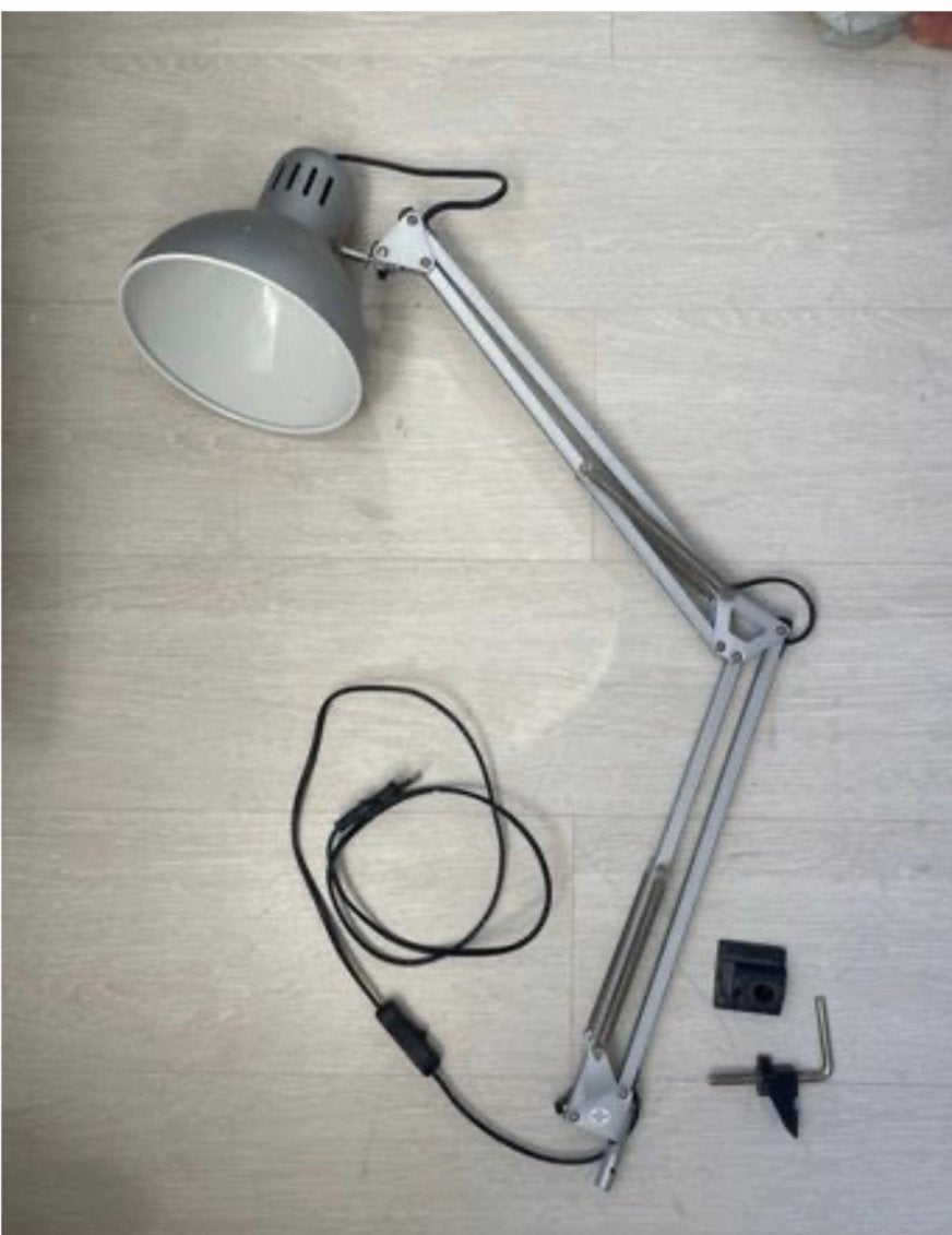 Superbe lampe de bureau Vintage avec bras orientable, Antiquités & Art, Enlèvement