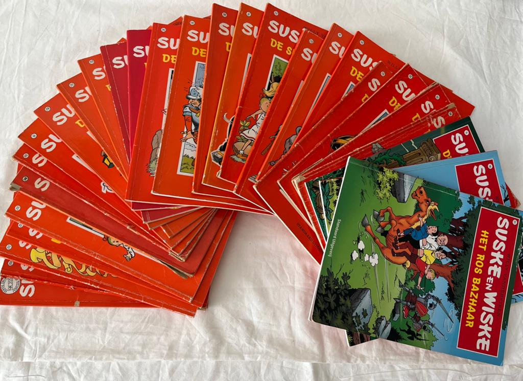 28 strips Suske en Wiske., Ophalen