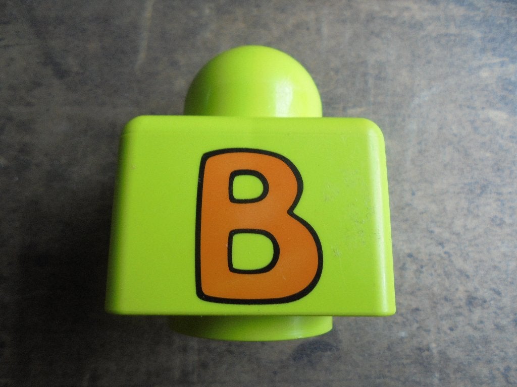 Lego Primo Brick 1x1 with Print (zie foto's), Kinderen en Baby's, Ophalen of Verzenden, Gebruikt, Losse stenen, Lego Primo