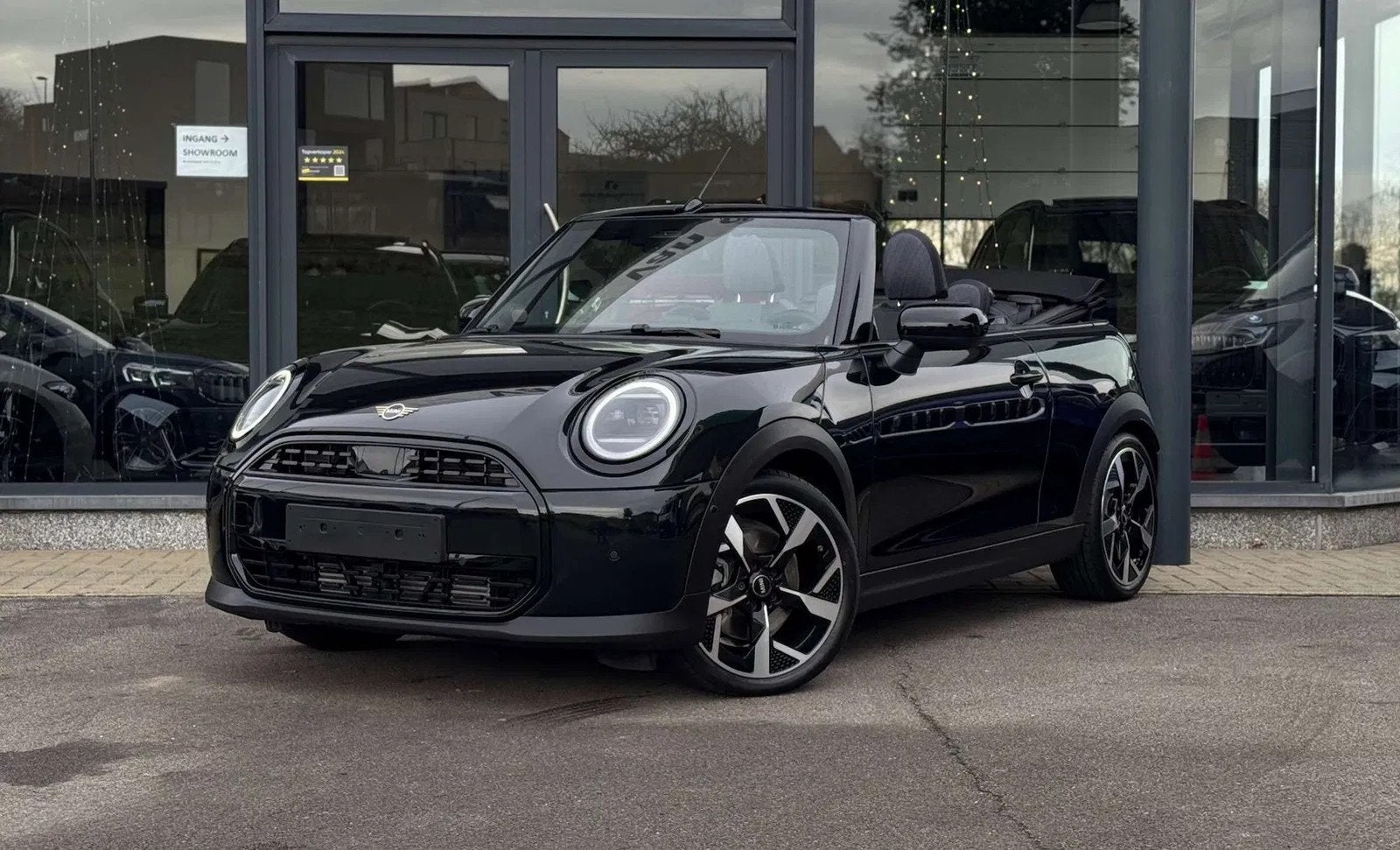 MINI Cabrio Cooper C Cabrio / HUD / H-K / KEYL / CAM / VERW, Auto's, Mini, Automaat, Gebruikt, Zwart, 4 cilinders