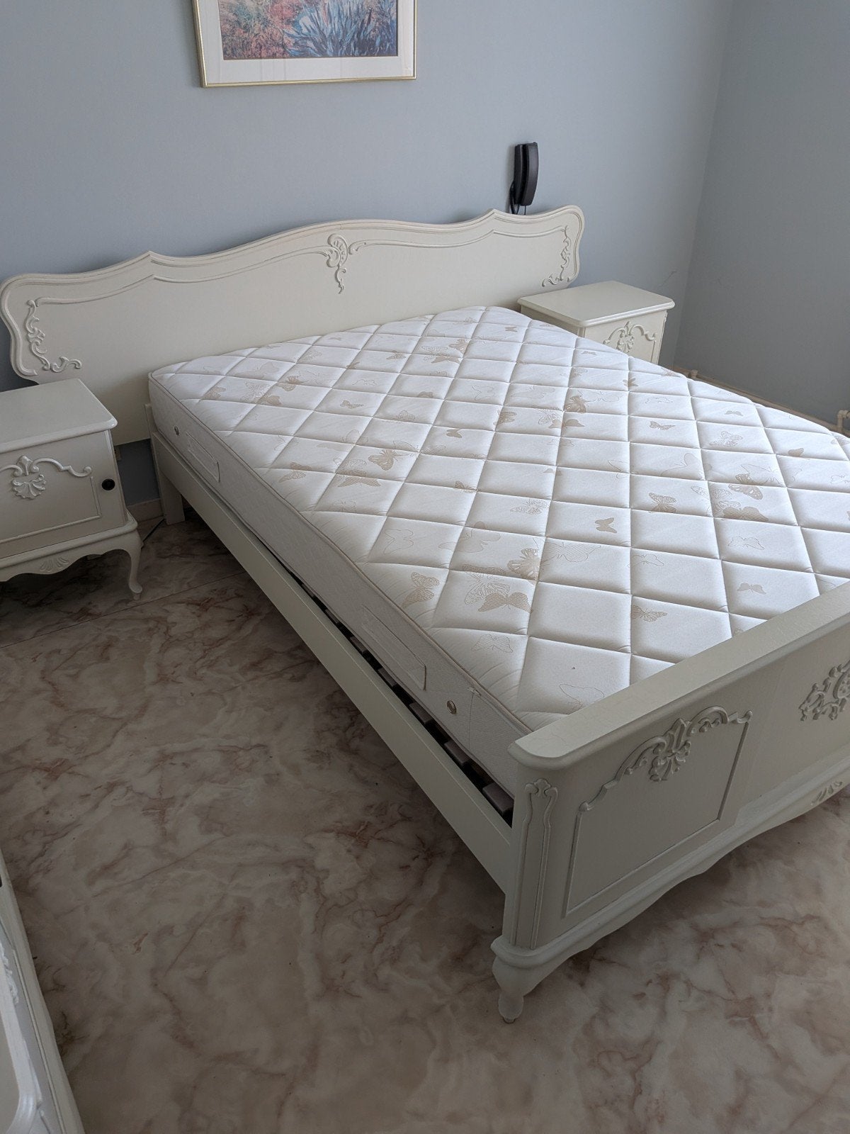 deux lits avec matelas, Maison & Meubles
