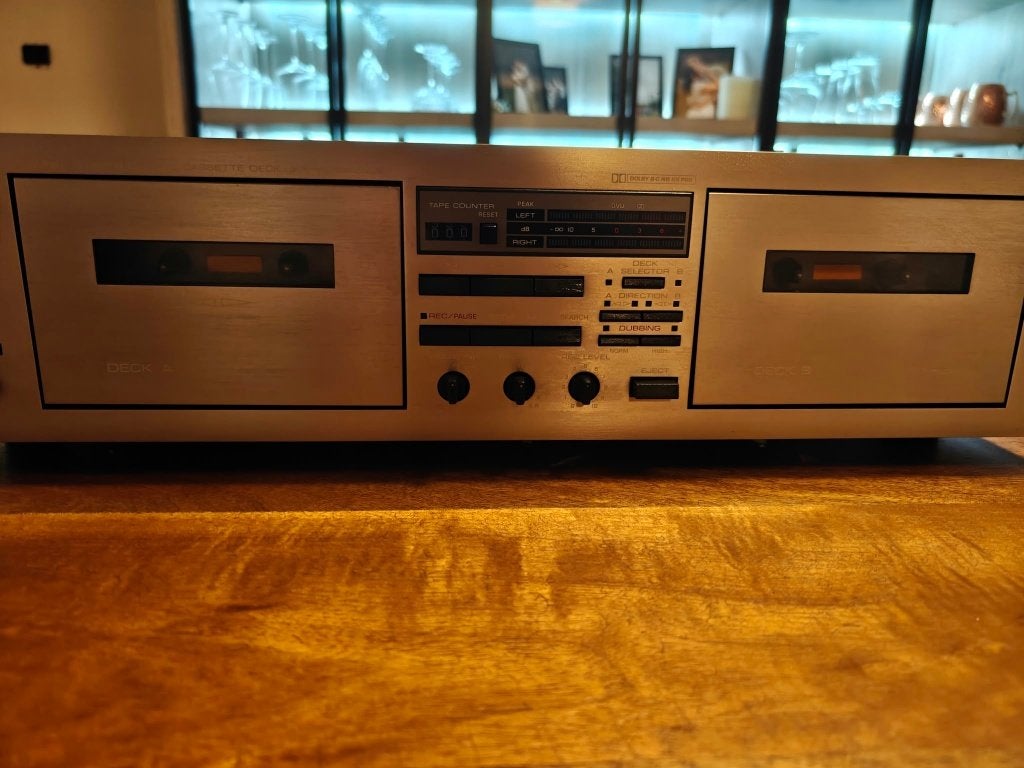 Yamaha Natural Sound Stereo Double Cassette Deck, Audio, Tv en Foto, Ophalen, Dubbel, Overige merken