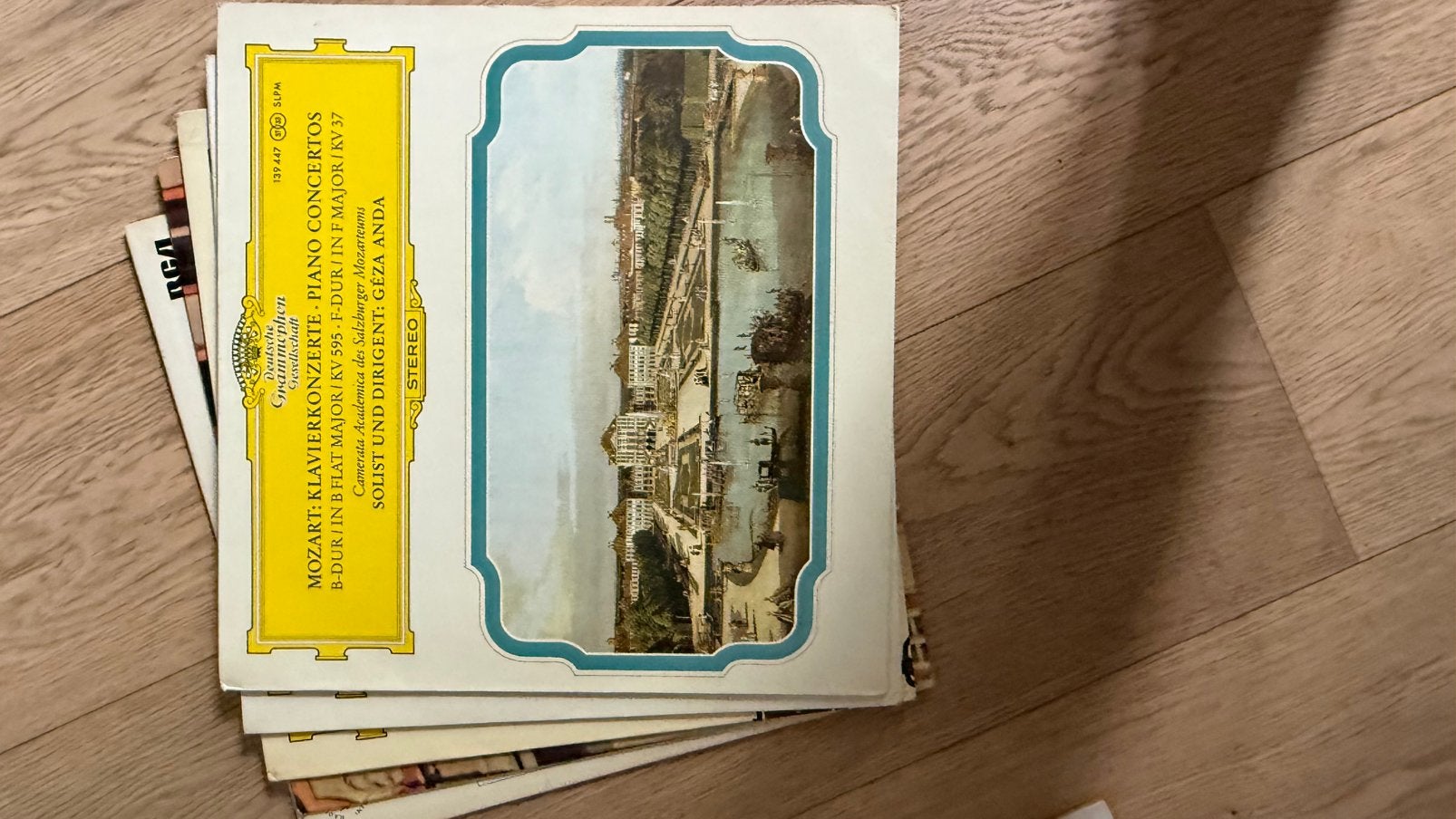 5 disques 33T de Mozart (concertos piano et violon, Orchestre ou Ballet, 12 pouces, Enlèvement ou Envoi, Pochette photo
