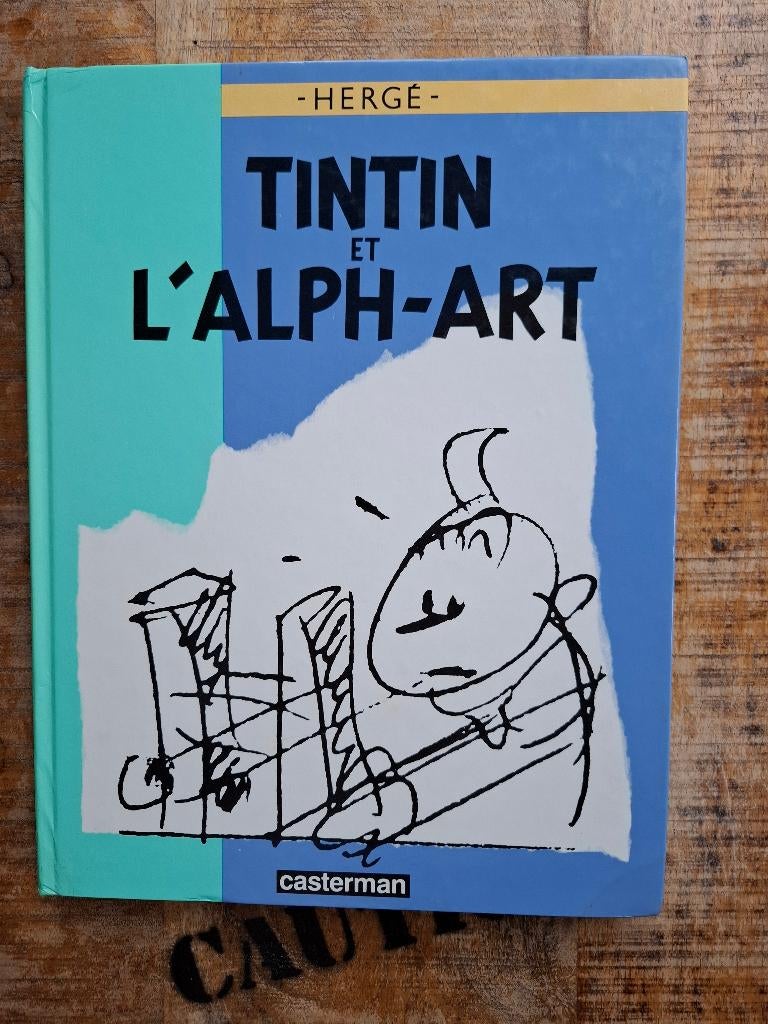 Coffret Double BD TINTIN et L'ALPH-ART Hergé CASTERMAN 1986, Boeken, Stripverhalen, Gelezen, Eén stripboek, Ophalen