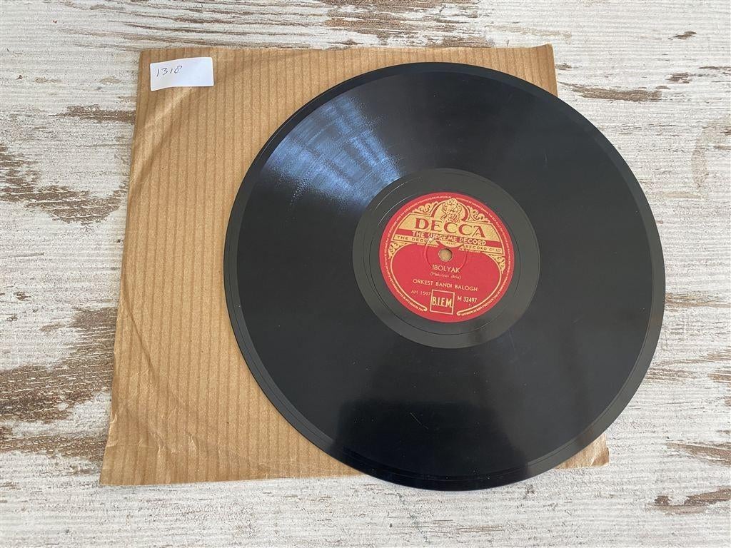 Orkest Bandi Balogh – Schwarze Augen / Ibolyak 78 toeren [p1, Cd's en Dvd's, Vinyl | Klassiek, Verzenden, Zo goed als nieuw
