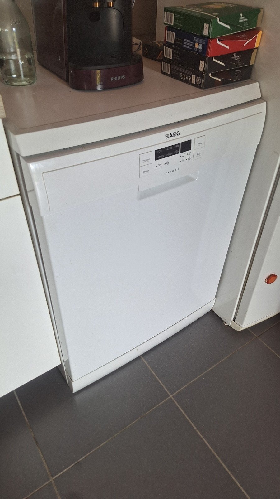 Vaatwasser AEG Favorit, Elektronische apparatuur, Vaatwasmachines, Ophalen, Gebruikt, Eco programma, 60 cm of meer