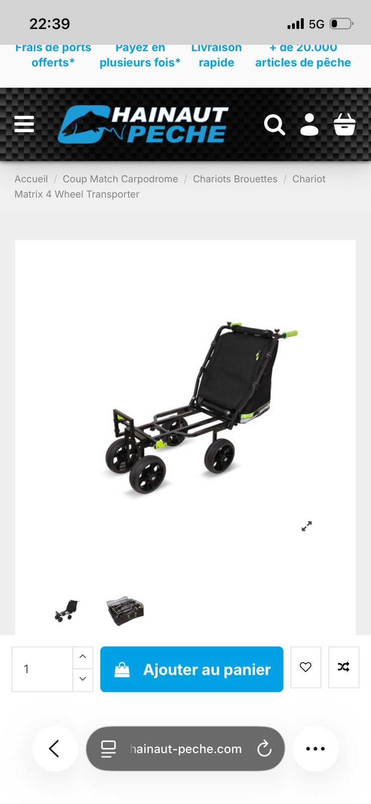 Chariot Matrix, Enlèvement, Utilisé