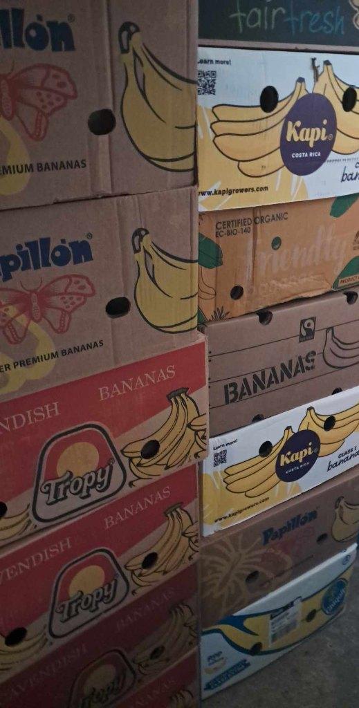 bananendozen, Enlèvement, Boîte