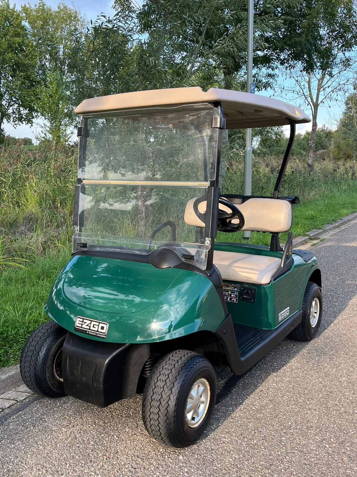 Electrische golfkar clubcar in perfecte conditie, Enlèvement ou Envoi, Comme neuf, Voiturette de golf