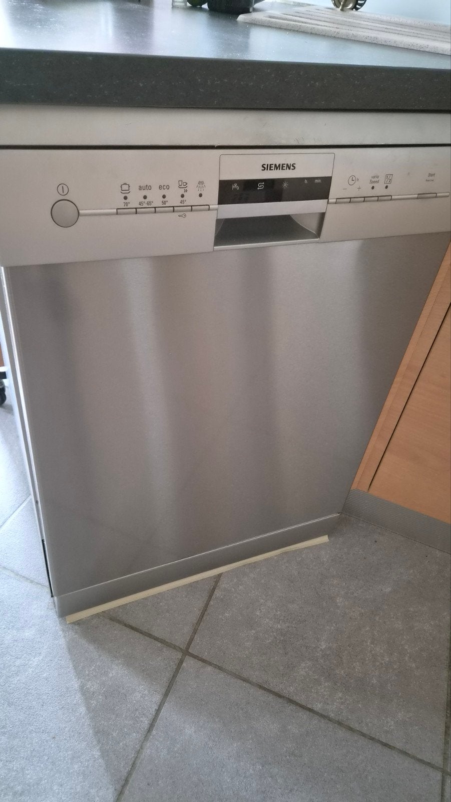 Lave vaisselle Siemens, Elektronische apparatuur, Vaatwasmachines, Ophalen, Gebruikt, Energieklasse A of zuiniger, 85 tot 90 cm