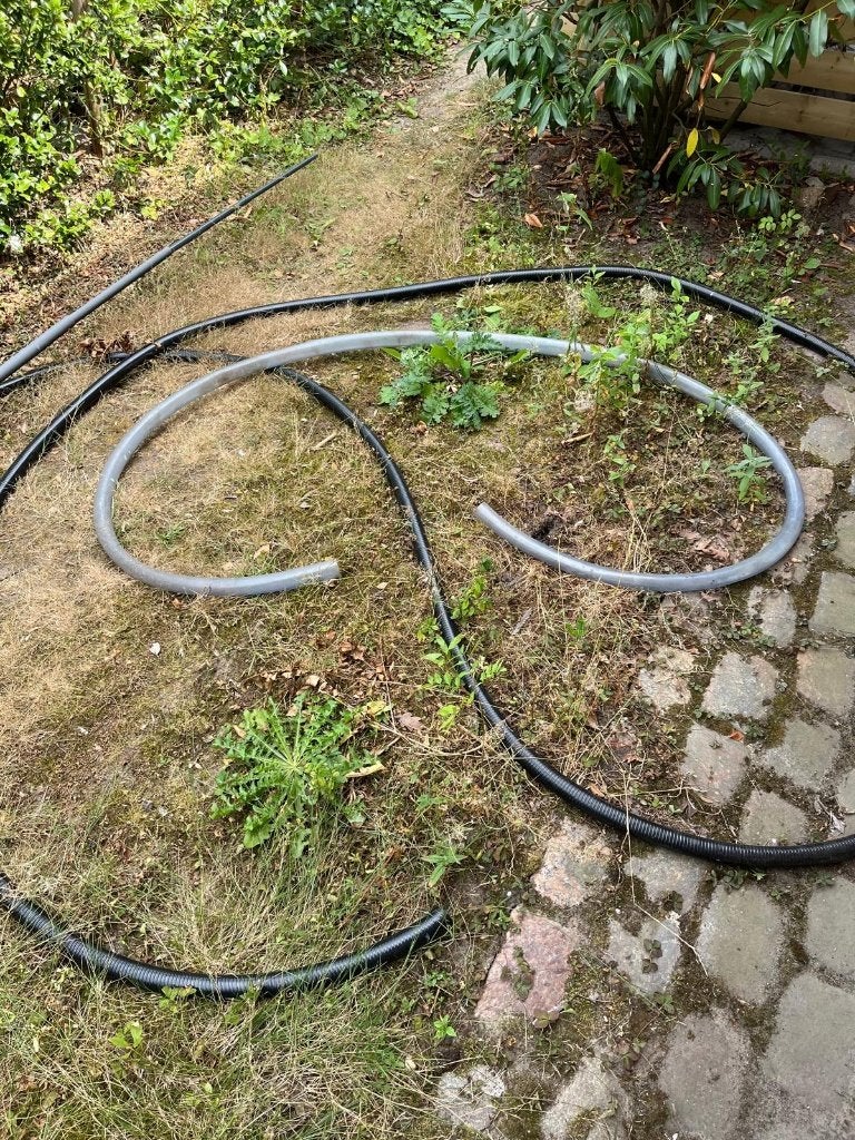 dikke darm tuinslang, Ophalen, Tuinslang