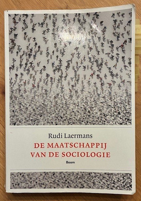 Studieboek: "De maatschappij van de sociologie", Boeken, Ophalen of Verzenden, Gelezen
