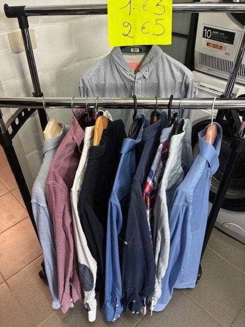 Hemden mannen, Ophalen, Overige kleuren, Zo goed als nieuw, Halswijdte 41/42 (L)