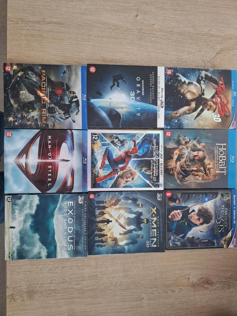 3D Blue Ray's, Enlèvement