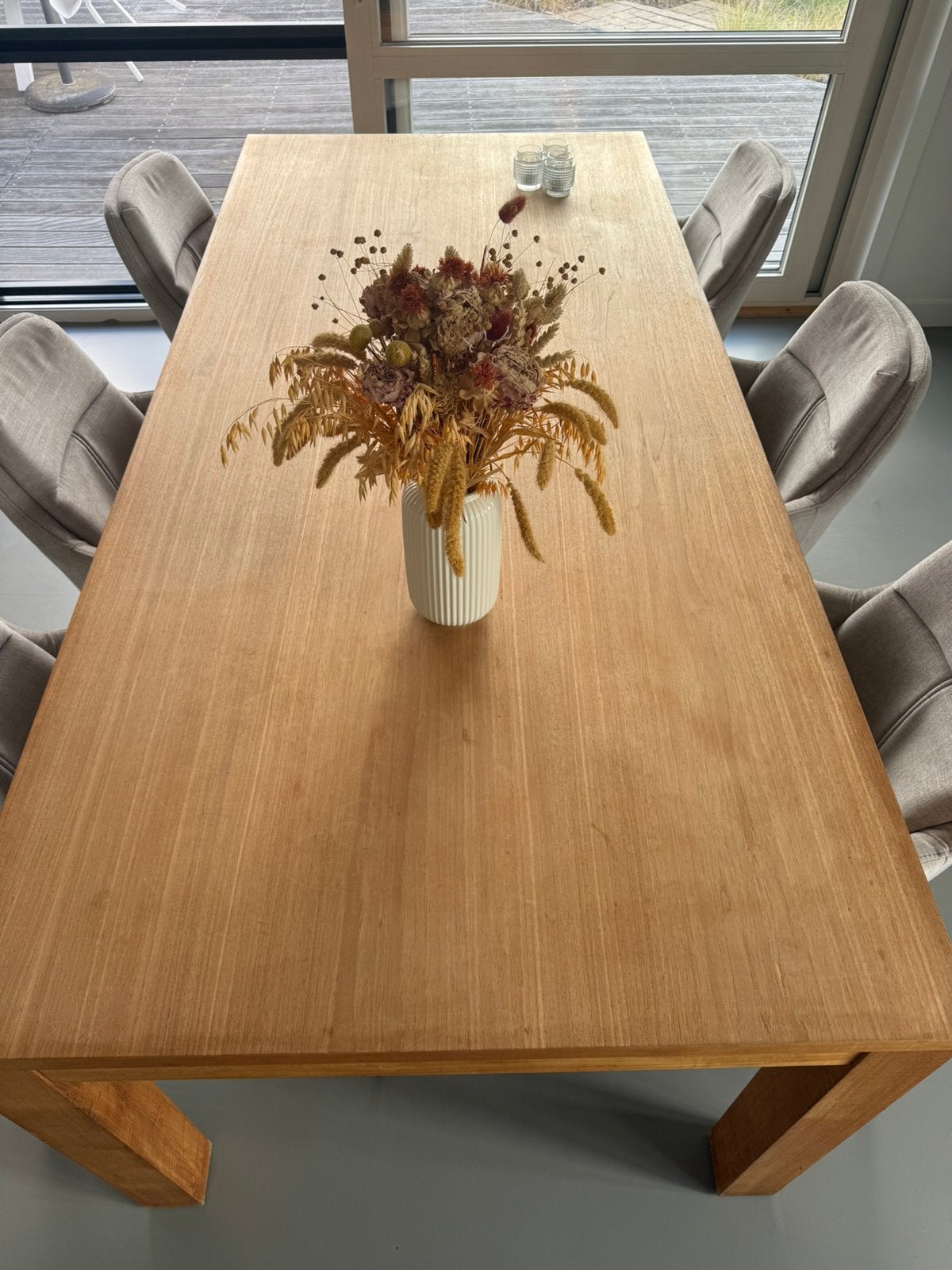 Eettafel . Massief Eik., Ophalen, Zo goed als nieuw