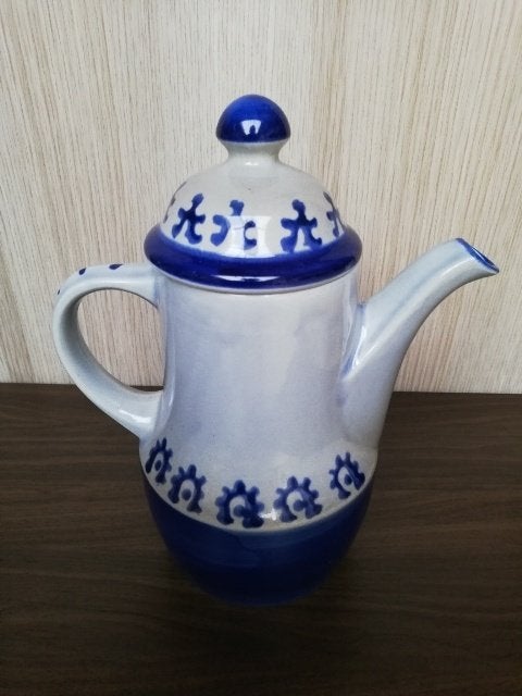 Vintage keramische thee- of koffiepot Waku Westerwald., Antiek en Kunst, Antiek | Keramiek en Aardewerk, Ophalen of Verzenden