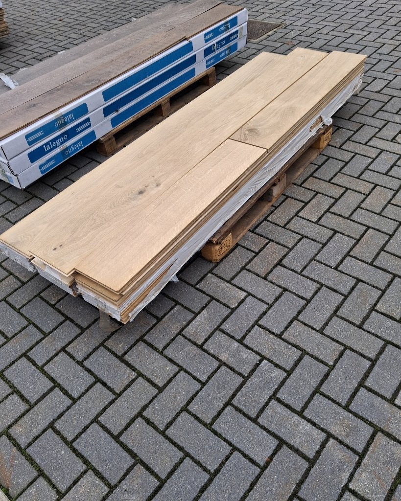 Halfmassief eikenparket van 21 mm, Ophalen, Parket
