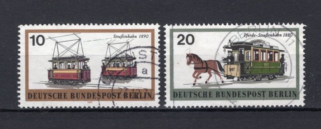 DUITSLAND BERLIN Yt. 361/362 gestempeld 1971, Verzenden, Gestempeld