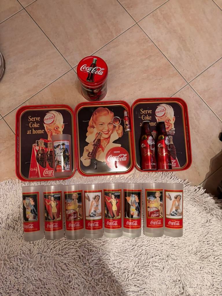 Coca cola verzameling, Ophalen