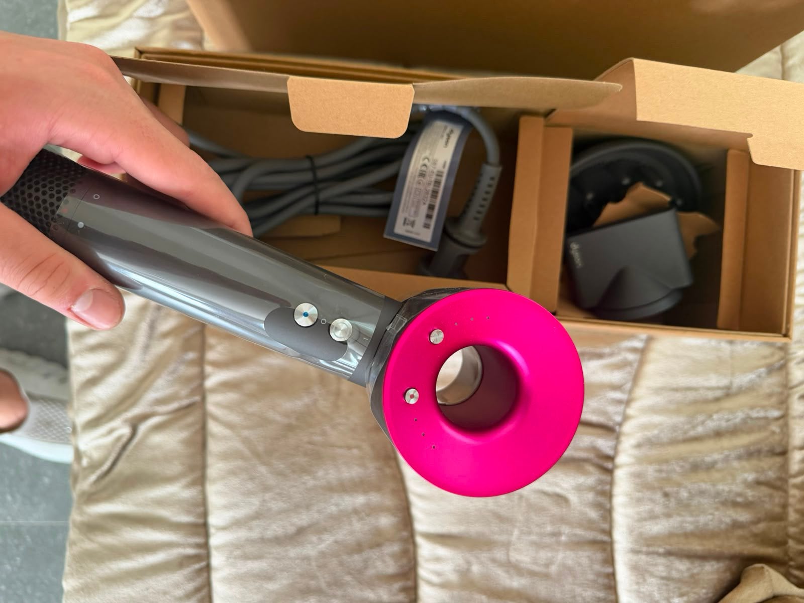 Dyson Supersonic HD08 Iron/Fuchsia, Ophalen, Nieuw