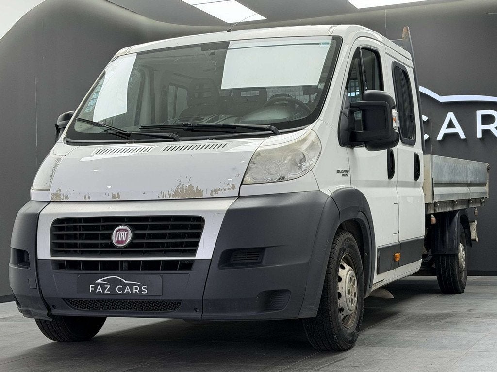 Fiat Ducato 2.3 Multijet * DOUBLE CABINE + BENNE + 7 PLACES, Euro 5, Achat, 4 portes, Entreprise
