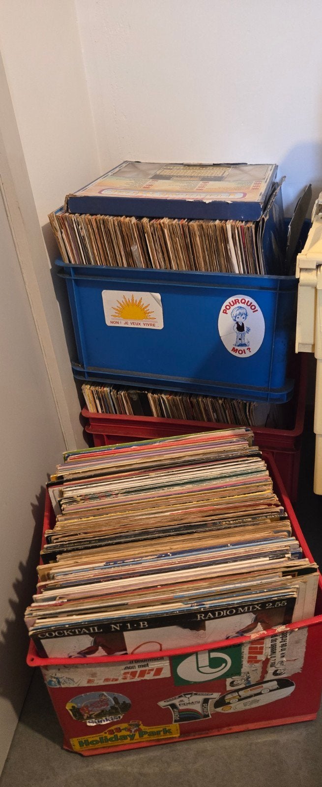 vinyl platen, Ophalen