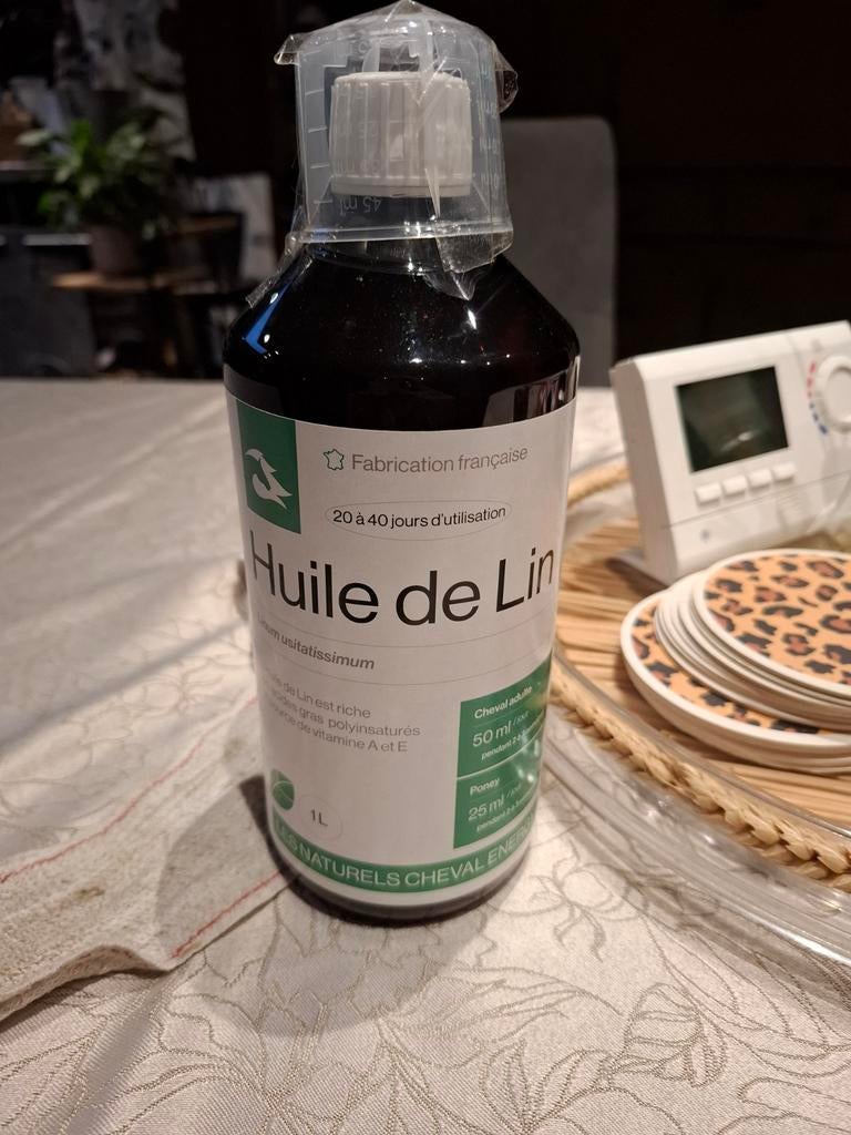 1 litre d huile de lin, Enlèvement ou Envoi