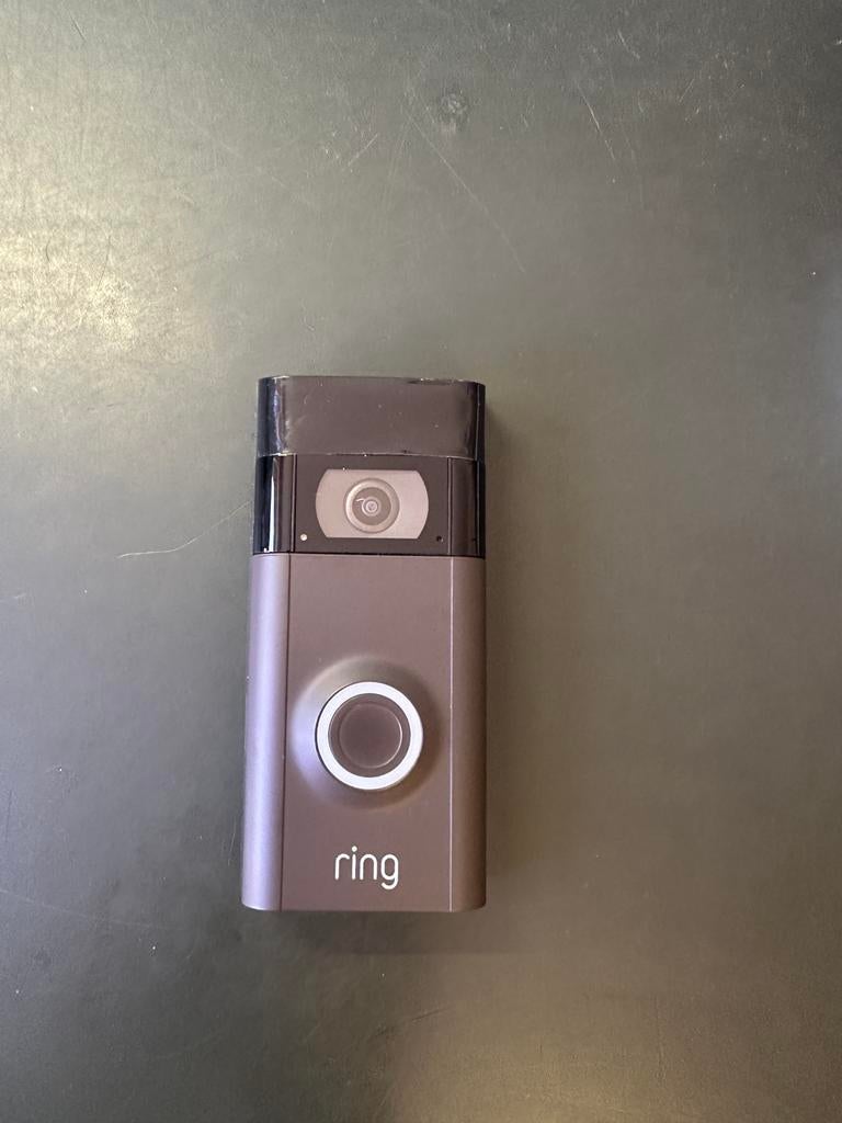 RING - Videodeurbel op batterij, Ophalen, Compatibel met smartphone, Zo goed als nieuw, Draadloos