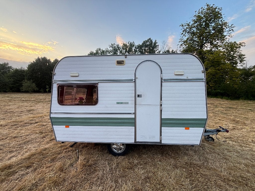 Vintage Caravan Chateau Touring 350 MTM 750 kg permis  B, Caravanes & Camping, Jusqu'à 4, Chateau, Entreprise, Jusqu'à 4 m