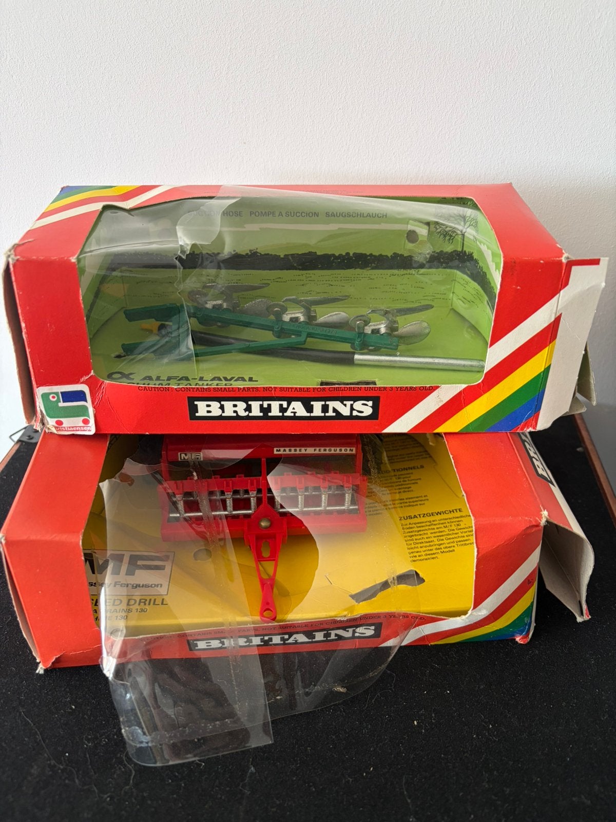 Britains ploeg en seed drill, Hobby en Vrije tijd, Ophalen of Verzenden, Zo goed als nieuw, Britains