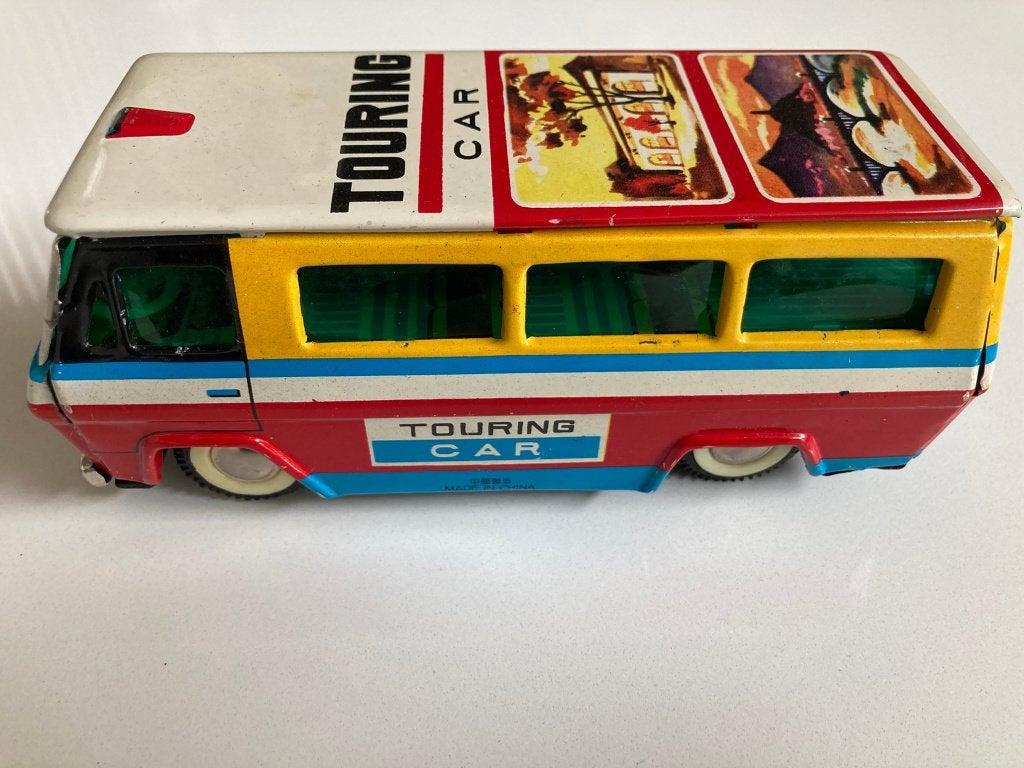 Vintage Bus "Touring Car" MF-134 (Jaren '70) – Mét Doos!, Ophalen of Verzenden
