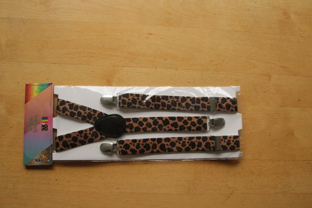 NIEUWE bruine bretels panterprint, Kleding | Dames, Riemen en Ceinturen, Verzenden, Nieuw