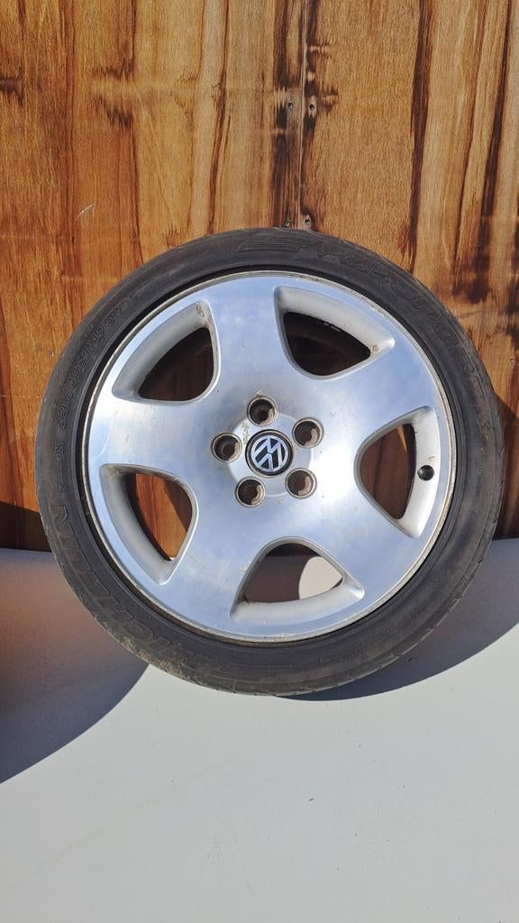 2 parobool velgen Audi en vw 17x8", Pneus et Jantes, 17 pouces, Enlèvement, Utilisé