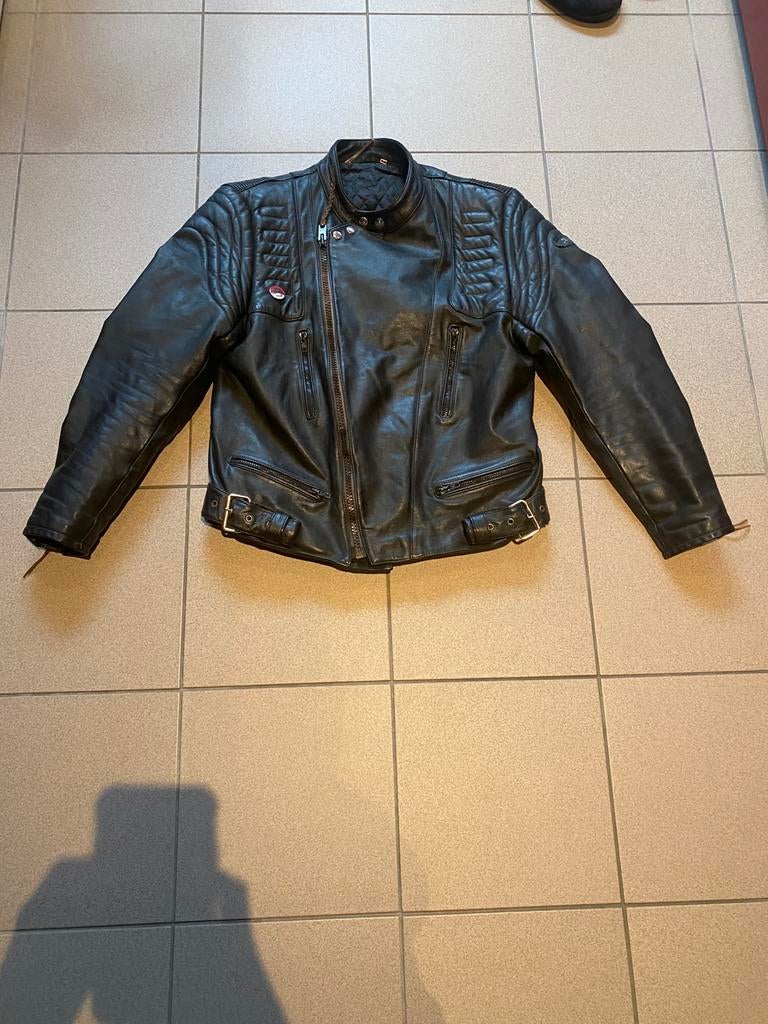 Motto vest leder jas, Motoren, Kleding | Motorkleding, Ophalen, Tweedehands, Heren, Jas | leer
