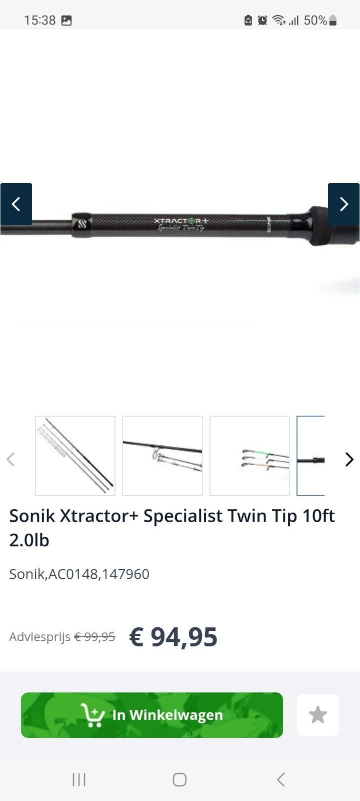 sonik xtractor+ special twintip feeder, Enlèvement ou Envoi