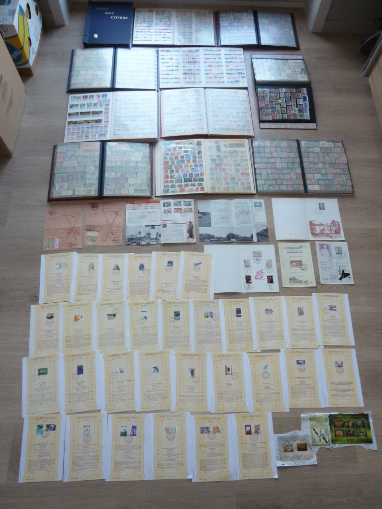 collection de timbres, Envoi