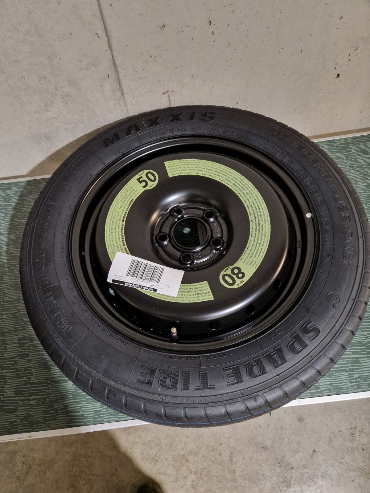 Roue de secours BMW X1 2 L 2018