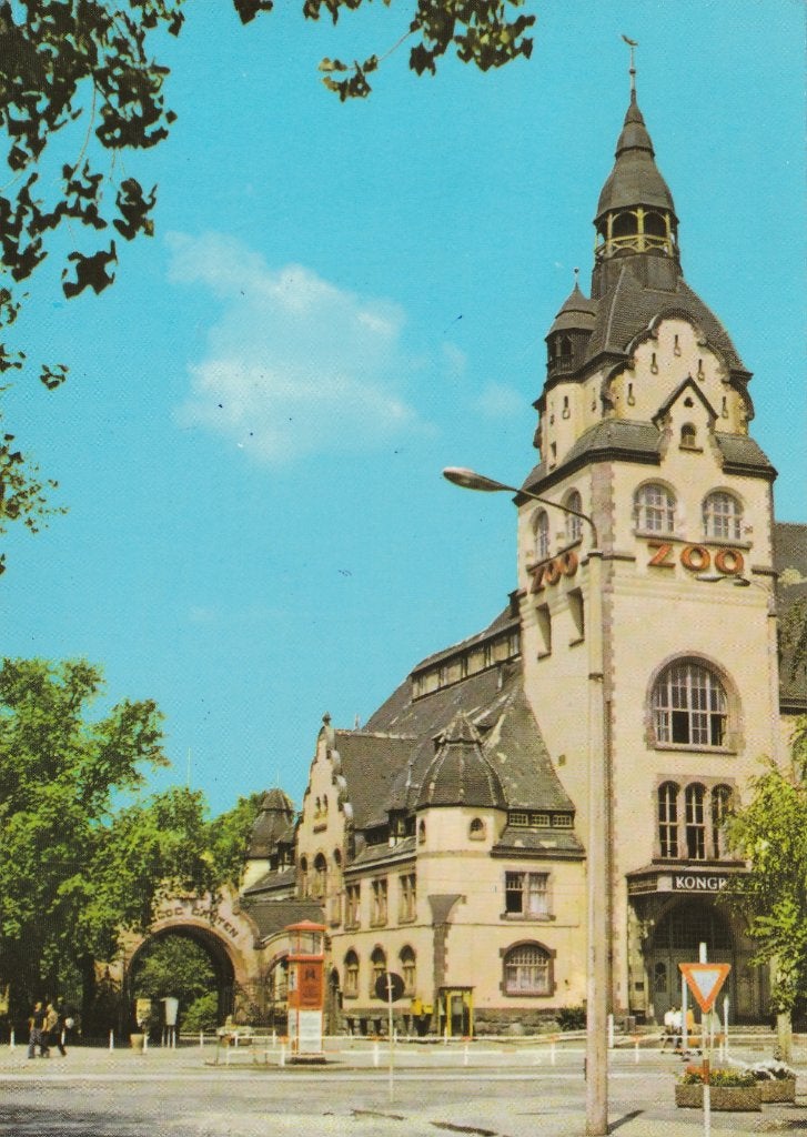 LEIPZIG -  Congres Hall en Zoo, Verzamelen, Ophalen of Verzenden, 1980 tot heden, Gelopen, Duitsland