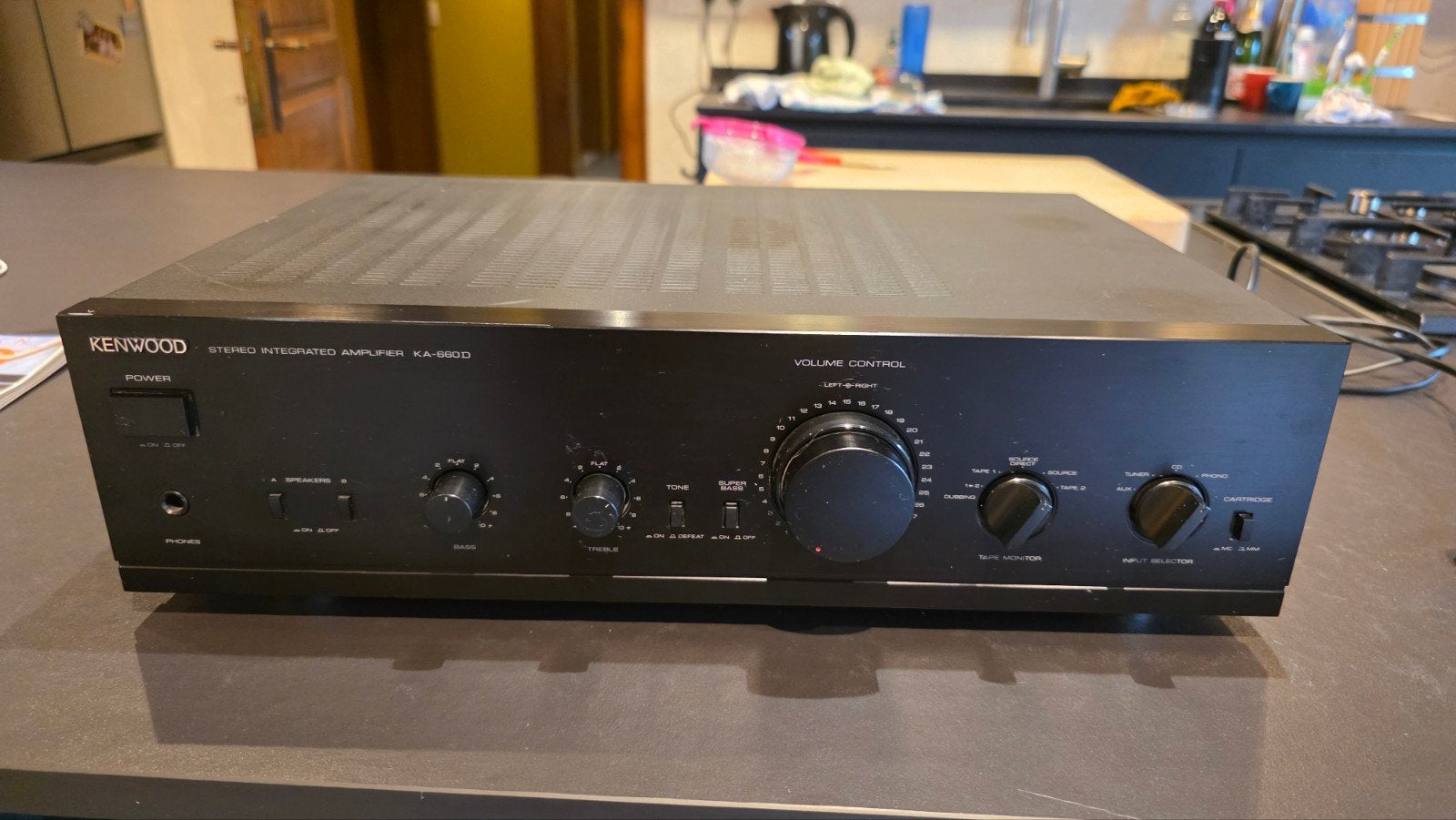 Kenwood KA-660D Stereo Geïntegreerde Versterker, Overige merken, Gebruikt, Ophalen of Verzenden, 60 tot 120 watt