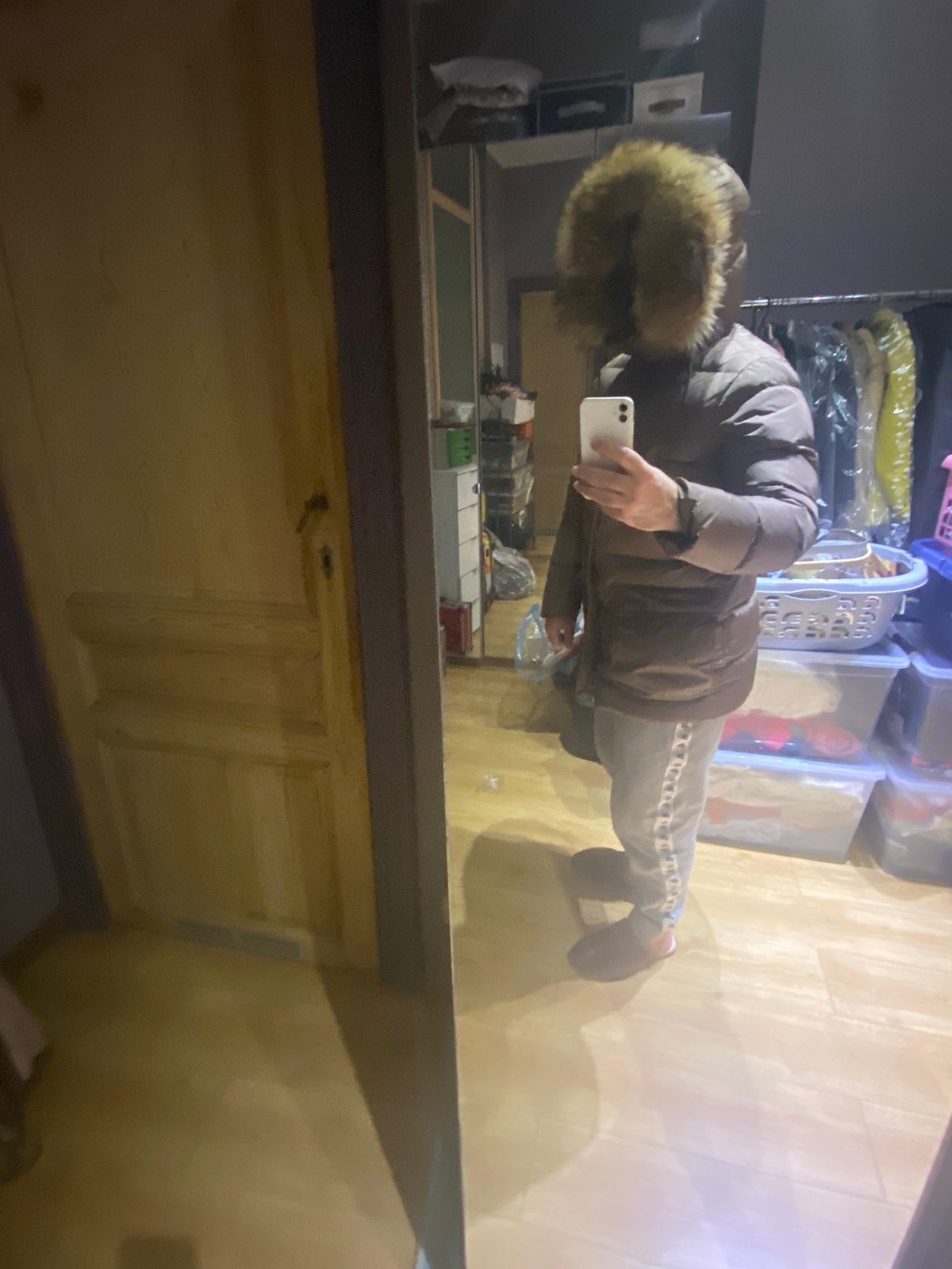 Doudoune, Enlèvement ou Envoi, Comme neuf, Taille 48/50 (M), Beige