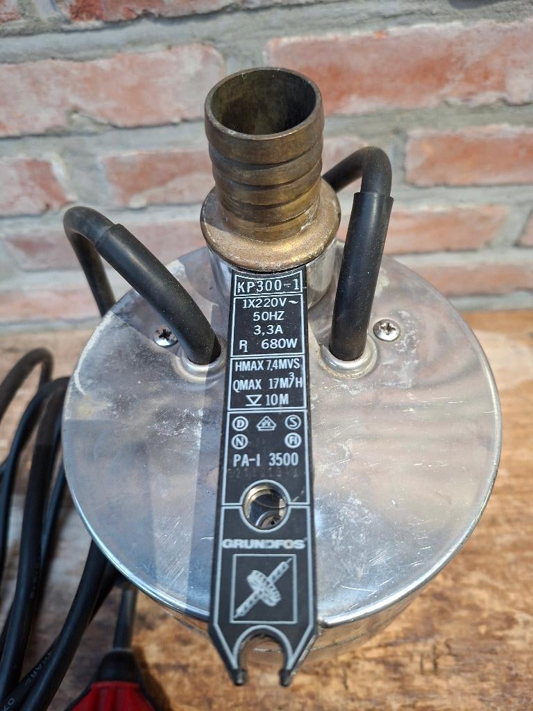Dompelpomp, Ophalen, Gebruikt, Elektrisch, Dompelpomp