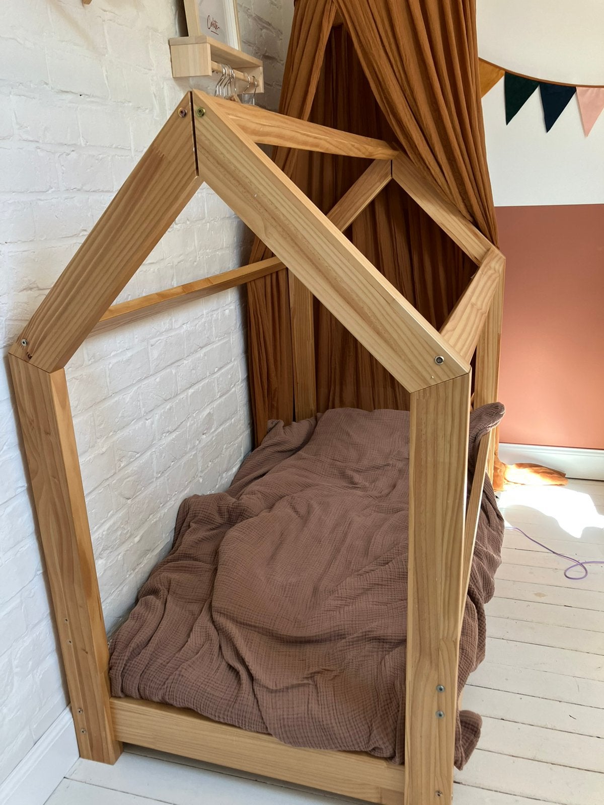 Kleuterbed, Ophalen, 70 tot 85 cm, 140 tot 160 cm, Zo goed als nieuw