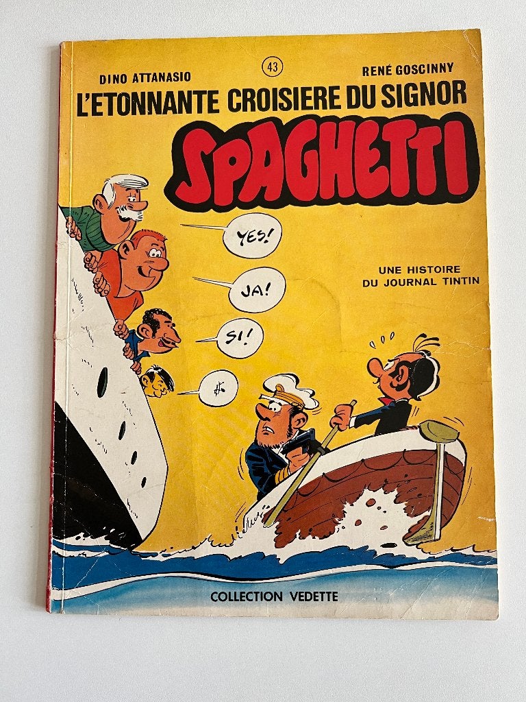 BD Spaghetti L'étonnante croisière du signor Spaghetti, Enlèvement ou Envoi, Une BD, Dino Attanasio, Utilisé