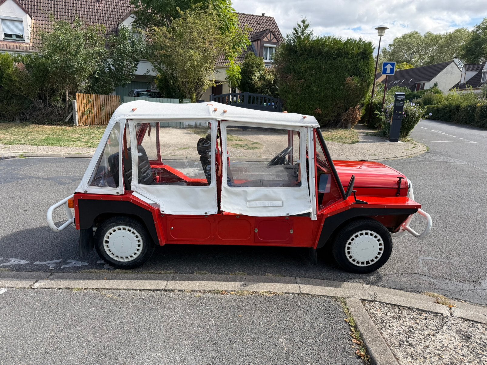 MINI MOKE 1991 portugal vente urgentes, Auto's, Dealer onderhouden, Zwart, Cabriolet, Leder