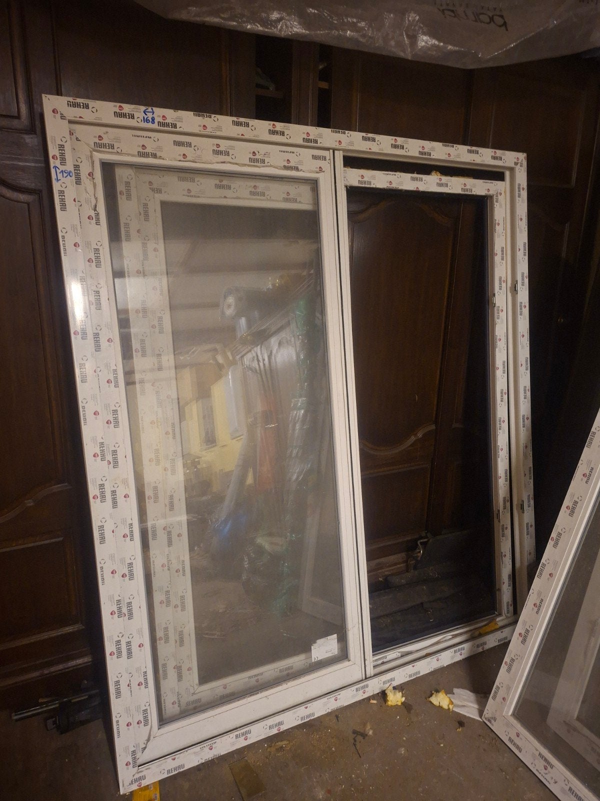 2 schuiframen (deuren) wit. moet dringend weg, Ophalen, Nieuw, 150 tot 225 cm, 150 tot 225 cm