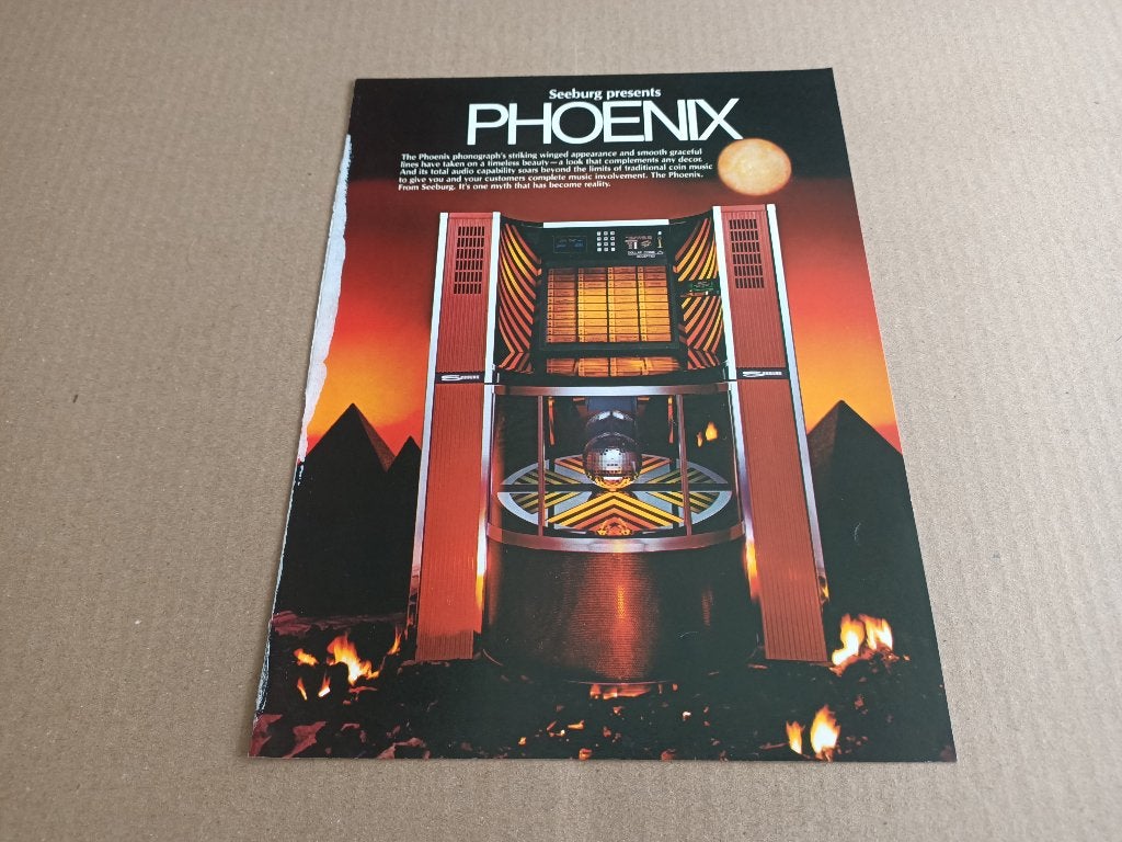 Folder: Seeburg Phoenix (1980) jukebox, Verzenden, Seeburg