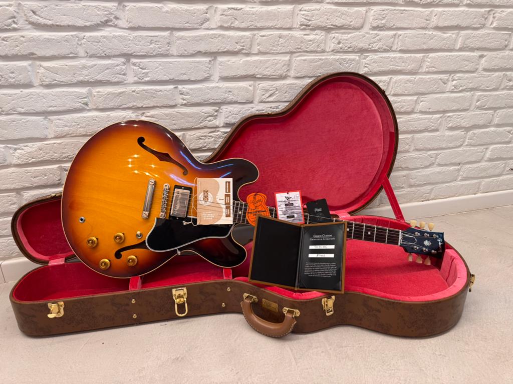Gibson ES-335 Reissue Custom 1959 VOS, Musique & Instruments, Instruments à corde | Guitares | Électriques, Enlèvement, Comme neuf