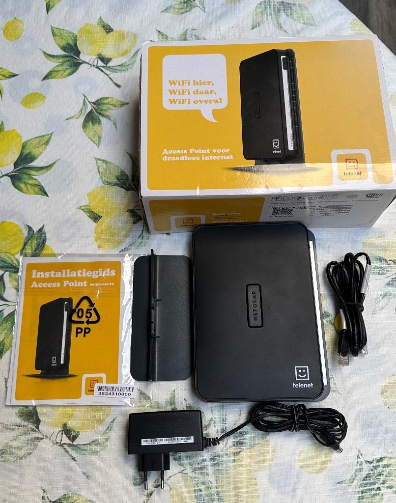 Telenet Access Point Netgear WNDR4300-T, Informatique & Logiciels, Points d'accès, Enlèvement, Utilisé, Orbi Netgear