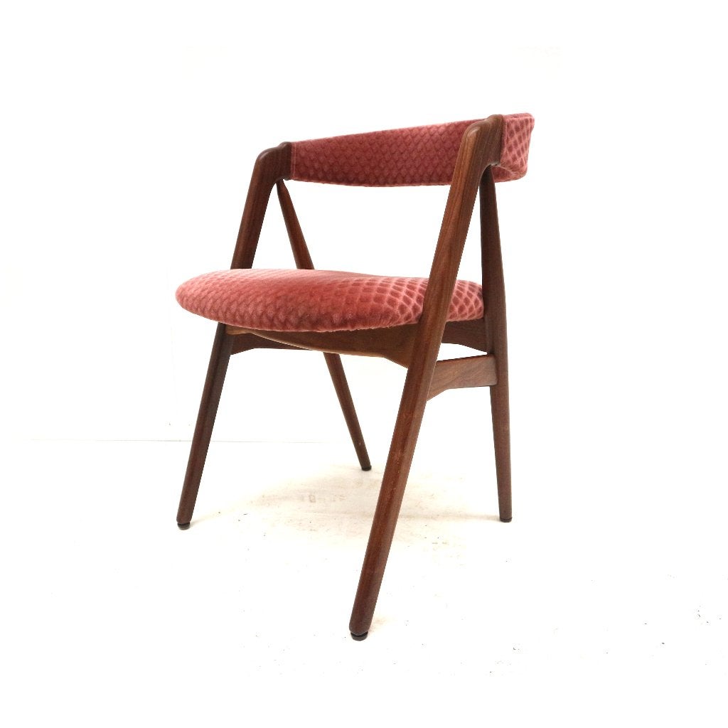 Vintage Deens design stoel jaren '60 '70 retro midcentury, Enlèvement ou Envoi